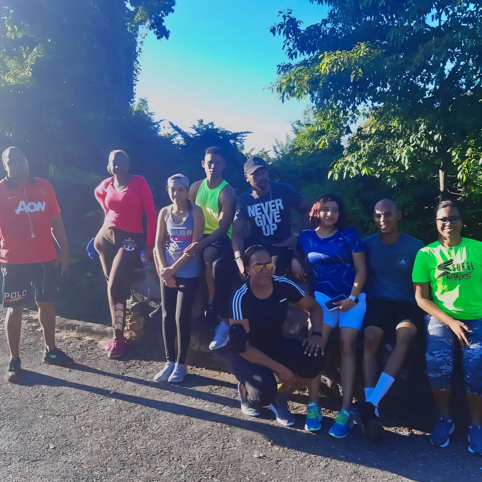 I Can Fitness Club Group Hike